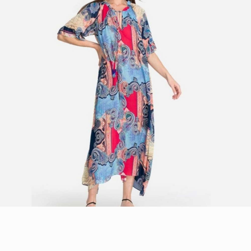Johnny Was Colorful Women's Maxi Dress